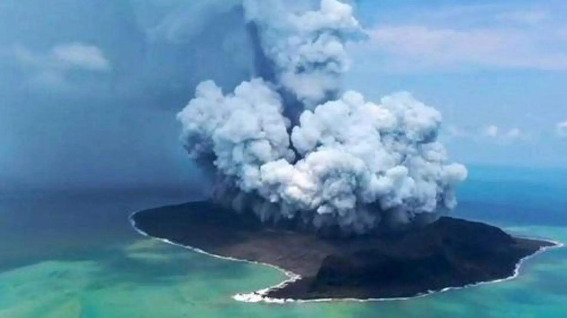 Explosion del Volcan Tonga 2